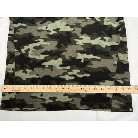 Eddie Bauer First Ascent Green Camo ¼ Zip Men’s Tall Medium Pullover Midlayer - Picture 10 of 13